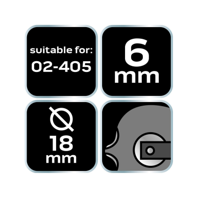 02-405 pjaustytuvo pjovimo ratas, 6 vnt. 3 02-405 pjaustytuvo pjovimo ratas, 6 vnt. 3