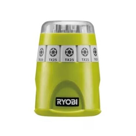 10 žvaigždutės formos suktuvo antgalių komplektas Ryobi RAK10TSD