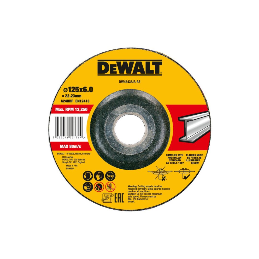 115 x6 x22,23 Nerūdijančio plieno šlifavimo diskas T27