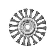 115 mm Vielinis diskinis šepetys, susuktas plieninis viela, M14