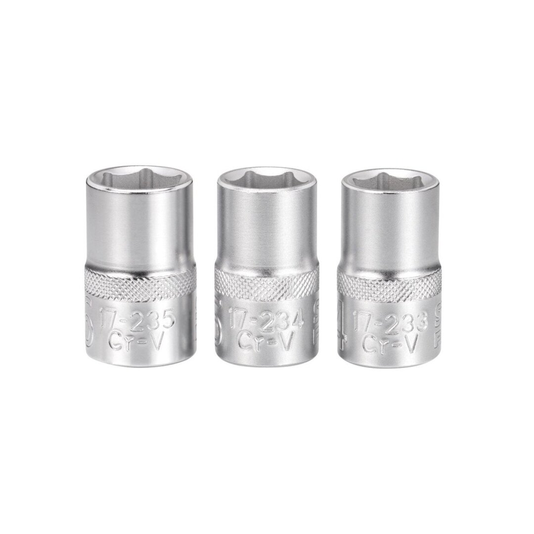 1/2 Galvučių rinkinys 14-15-16mm 4