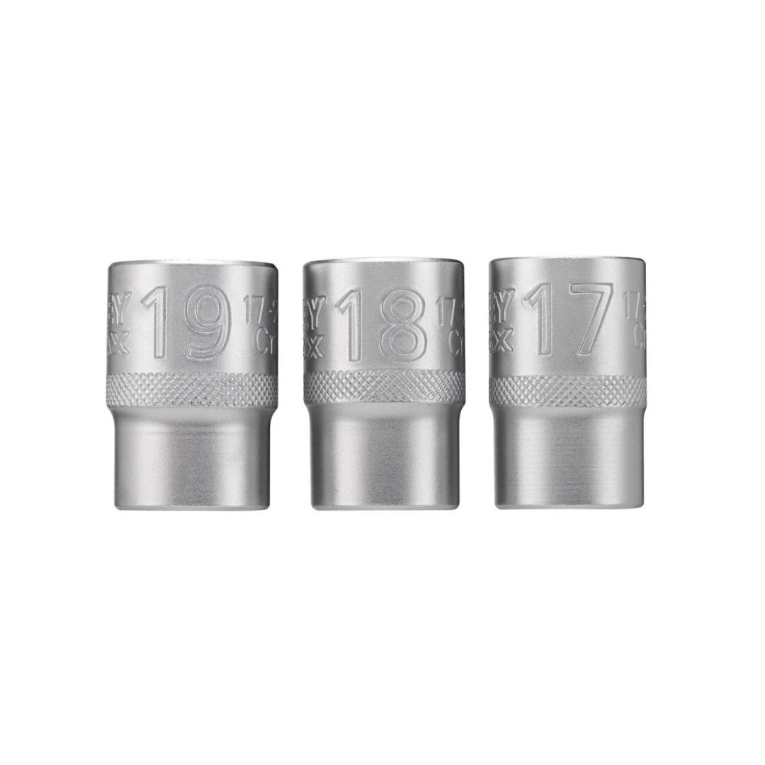 1/2 galvučių rinkinys 17-18-19mm 3