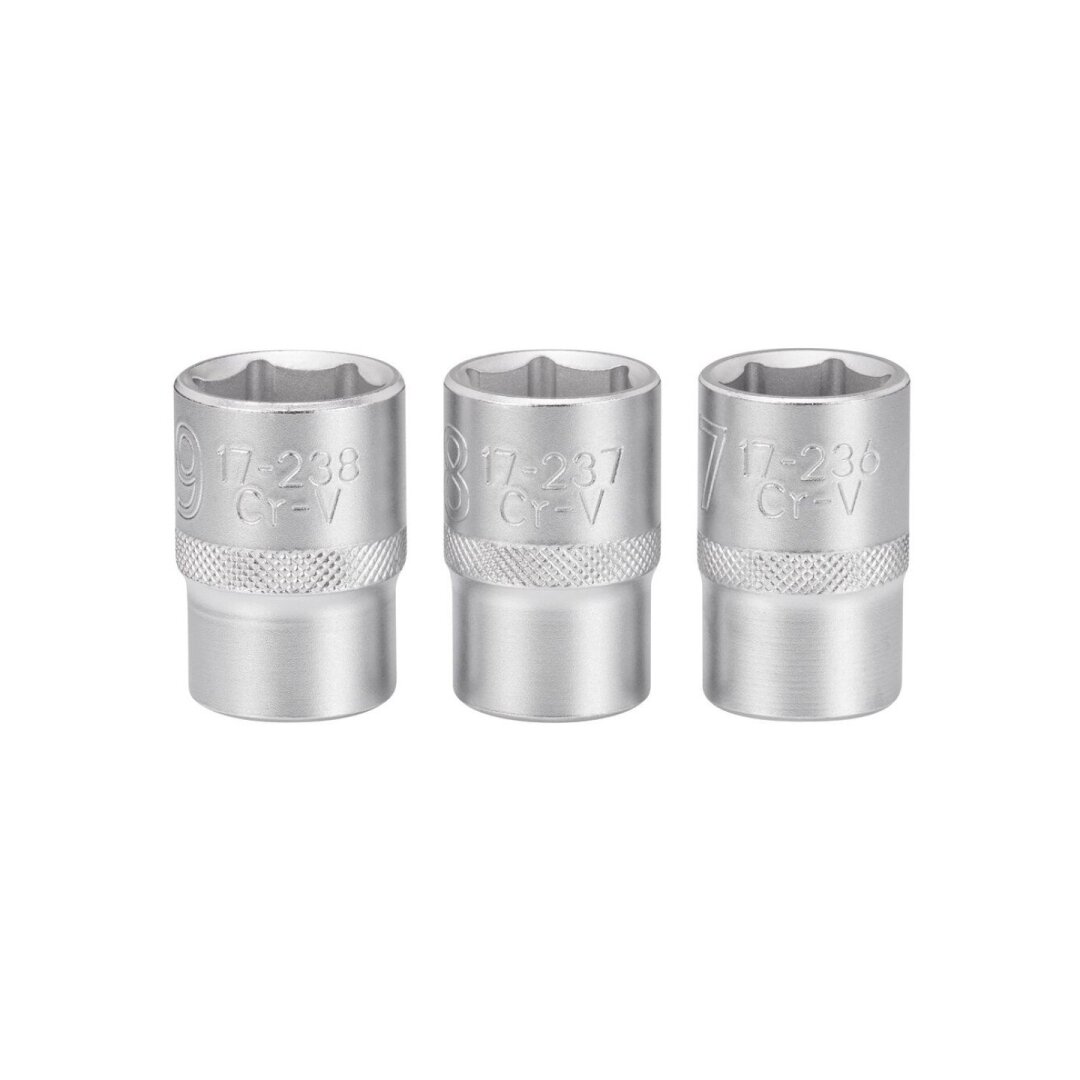 1/2 galvučių rinkinys 17-18-19mm