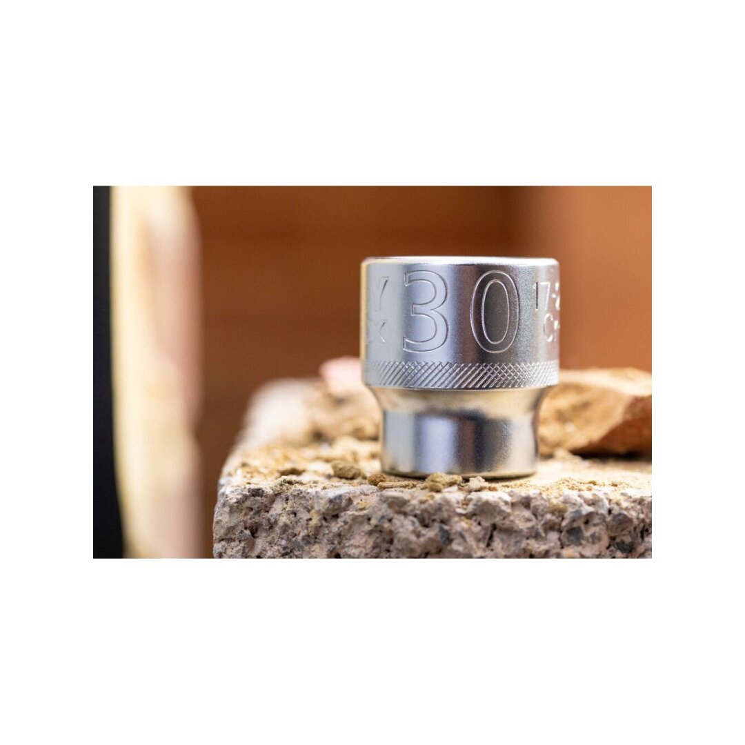 1/2 Šešiakampė galvutė 30 mm 4