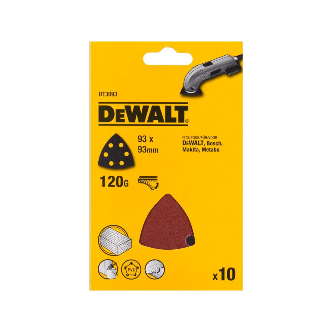 120G Šlifavimo popierius pakuoteje 10vnt 6