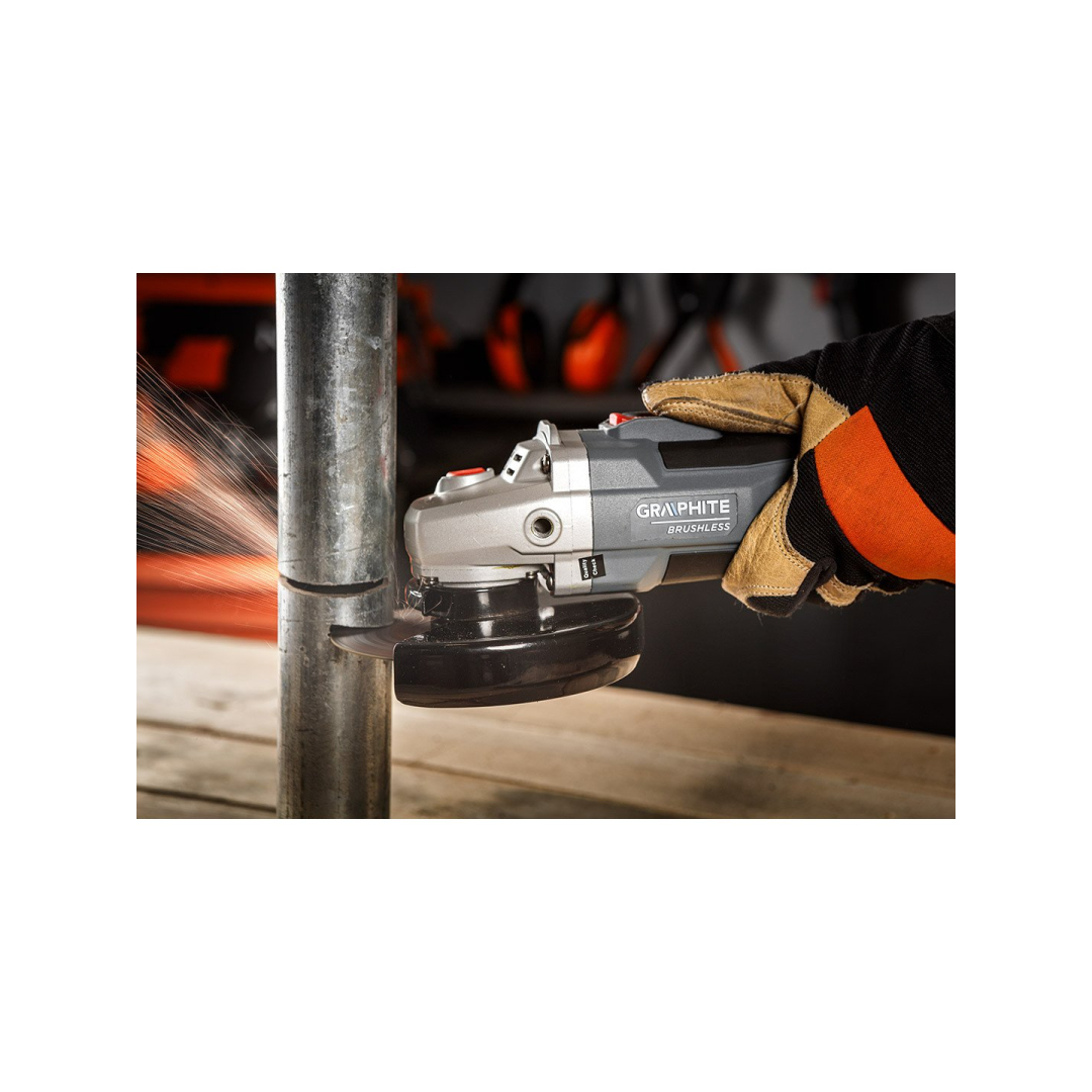 Akum. bešepetėlinis kampinis šlifuoklis GRAPHITE 58GE142, 18V (be akum. ir krov.) 3 Akum. bešepetėlinis kampinis šlifuoklis GRAPHITE 58GE142, 18V (be akum. ir krov.) 3
