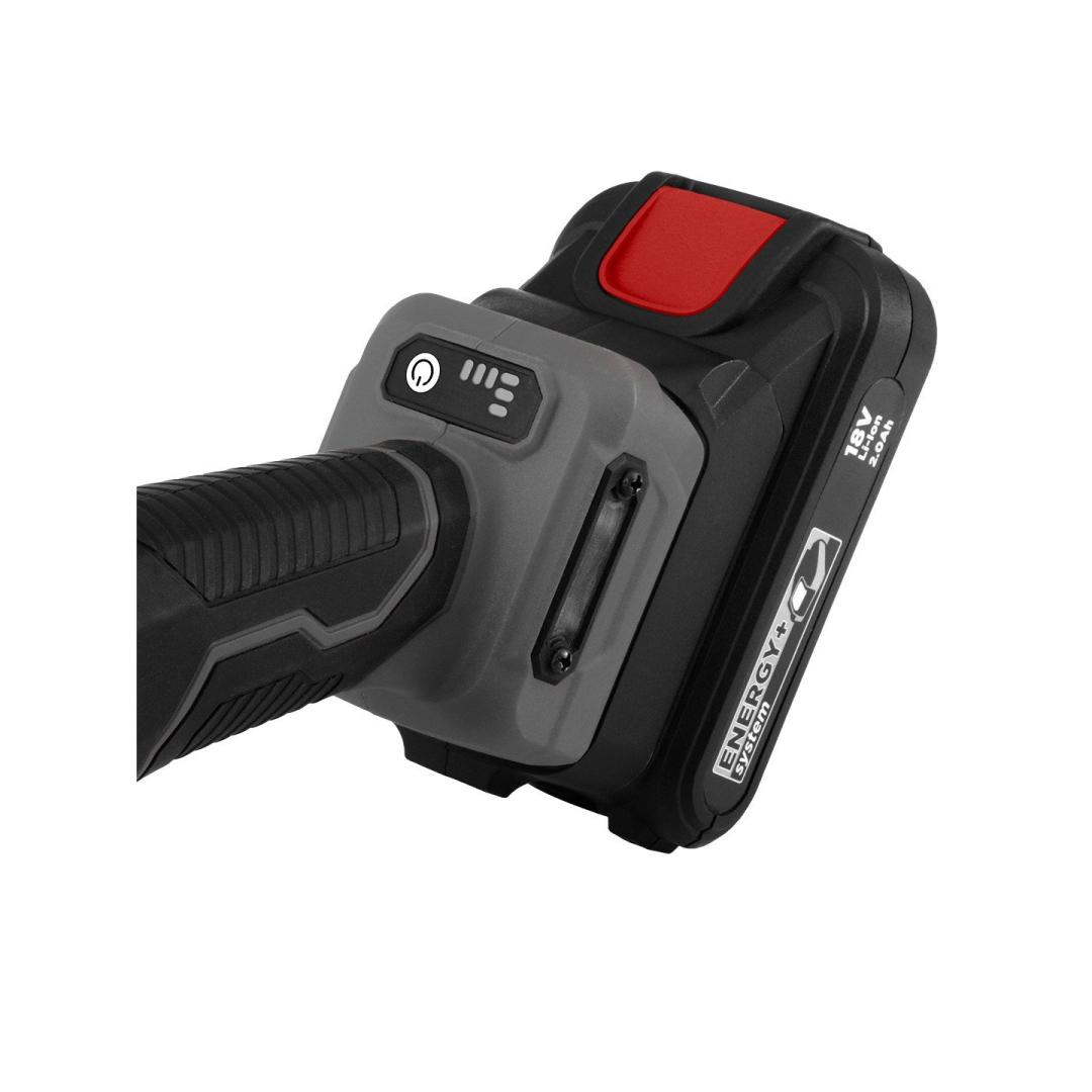 Akum. bešepetėlinis kampinis šlifuoklis GRAPHITE 58GE142, 18V (be akum. ir krov.) 8