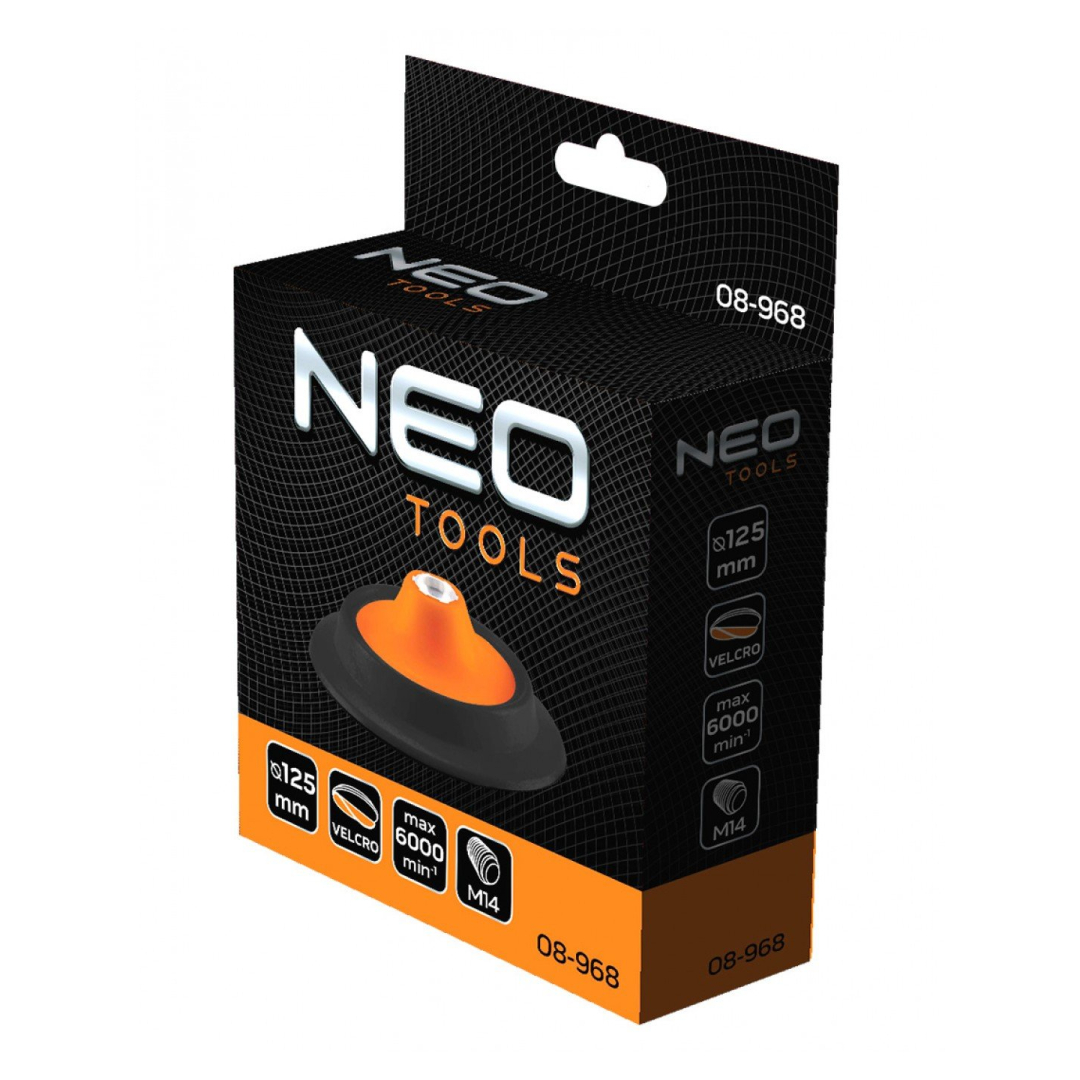 125 mm šlifavimo trinkelių pagrindo padas 130 x 150 mm, su velcro 1