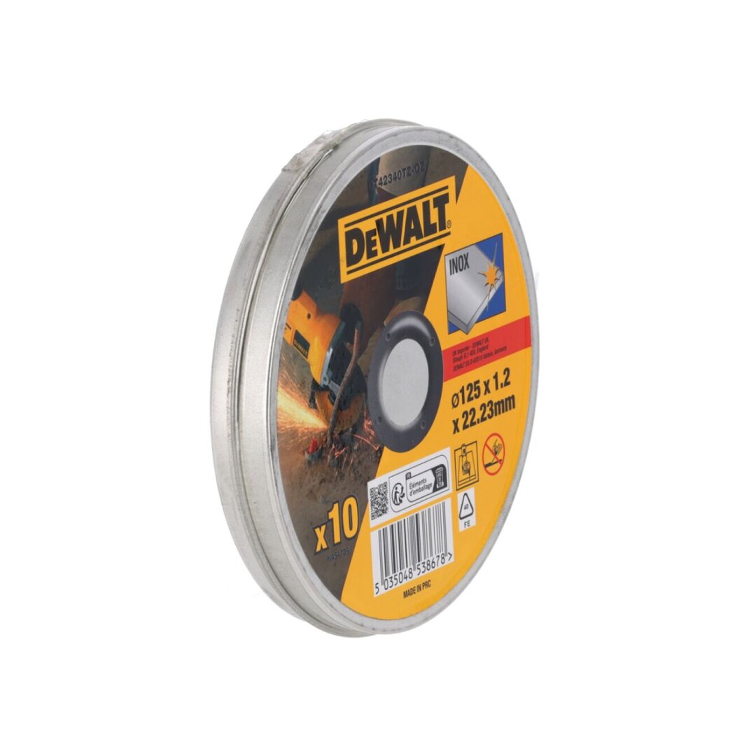 125 x 1,2 mm Pjovimo diskelis, 10vnt Skardinėje 4 125 x 1,2 mm Pjovimo diskelis, 10vnt Skardinėje 4