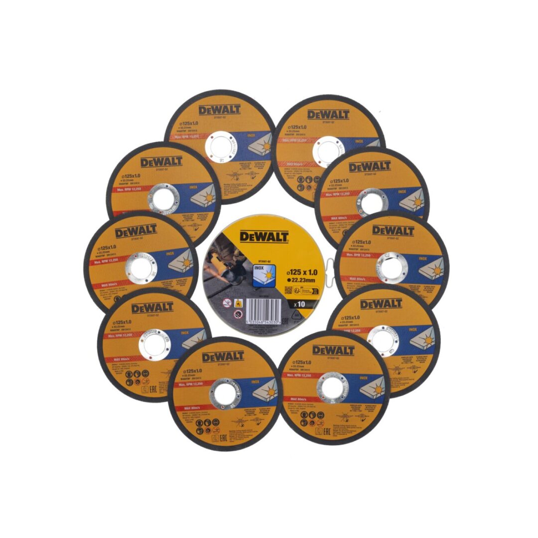 125X1mm Pjovimo diskelis 10vnt Skardinėje 4