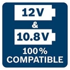 Bosch konversija nuo 10,8 V iki 12 V