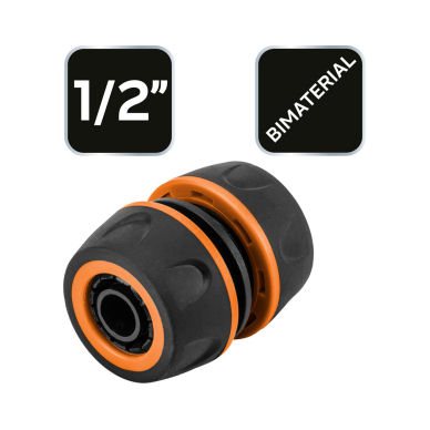 1/2" žarnos remontinė jungtis, dvimatė 5