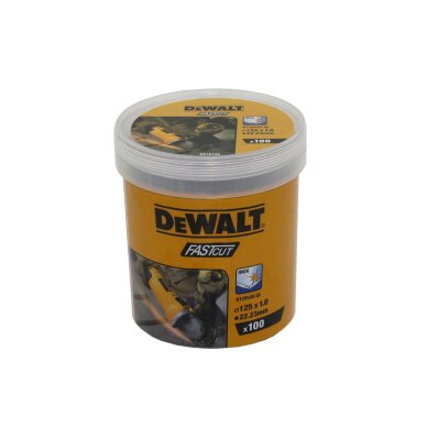 125 x 1 mm Pjovimo diskelis, greitam pjaunamui, x100 vnt. kibiras 2