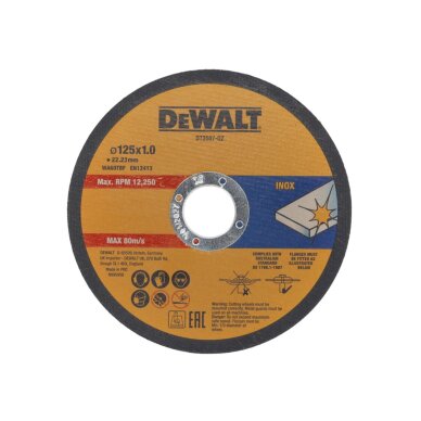 125X1mm Pjovimo diskelis 10vnt Skardinėje 3