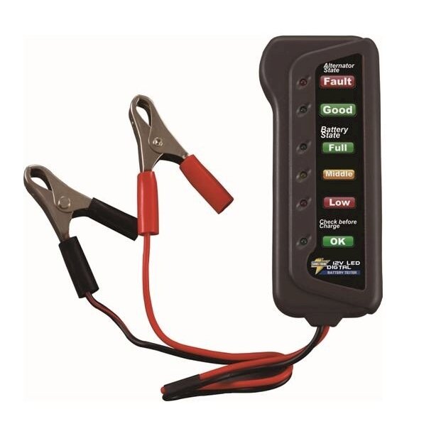 12V Led testeris baterijoms ir generatoriams skaitmeninis (SK2028-1) 12V Led testeris baterijoms ir generatoriams skaitmeninis (SK2028-1)