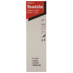 Pjovimo juosta medienai Makita 792567-9, 13x0,5x1140mm, 6T, 3 vnt.