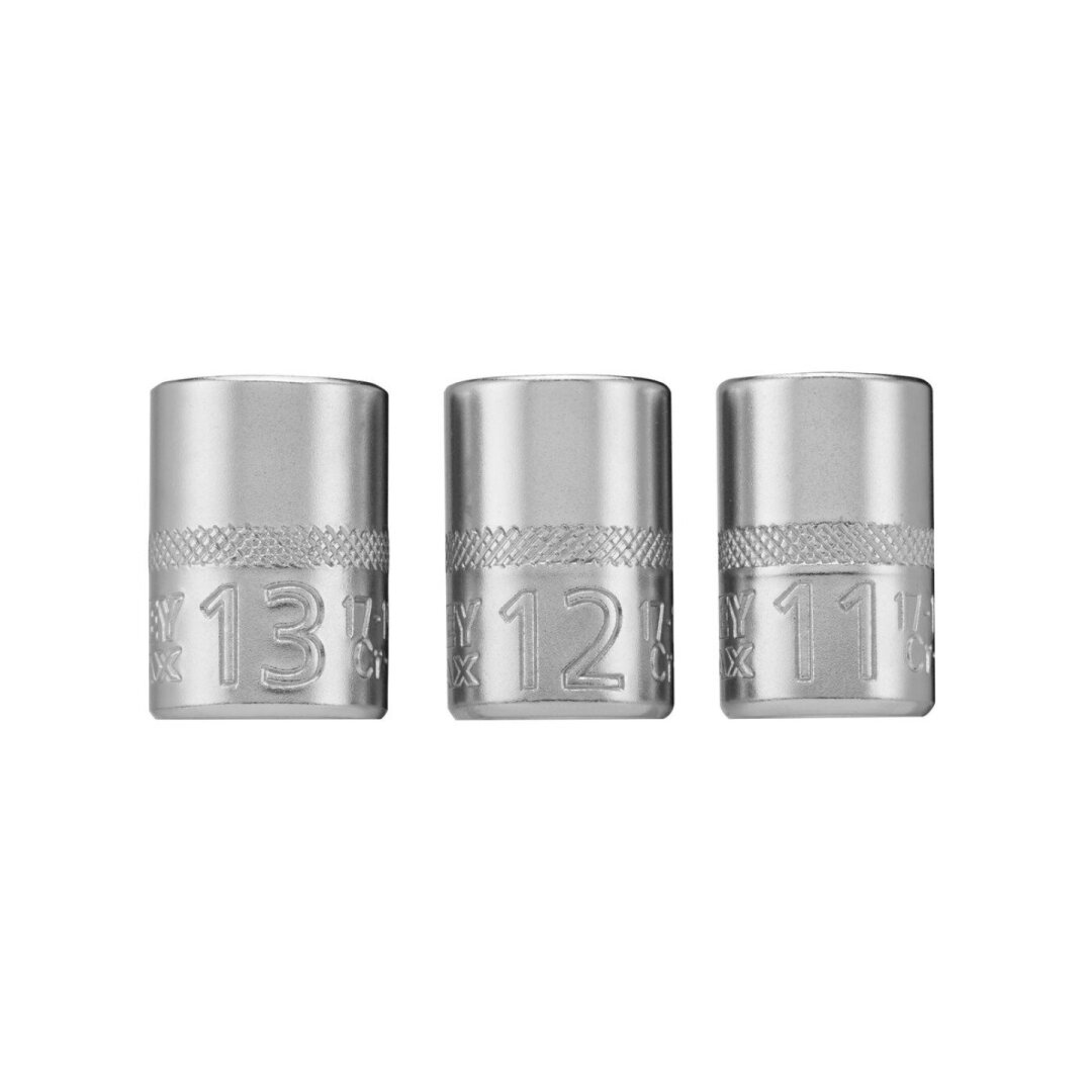 1/4 galvičių komplektas 11-12-13mm 3