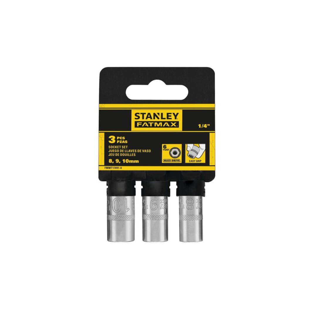 1/4 galvičių komplektas 8-9-10mm 2