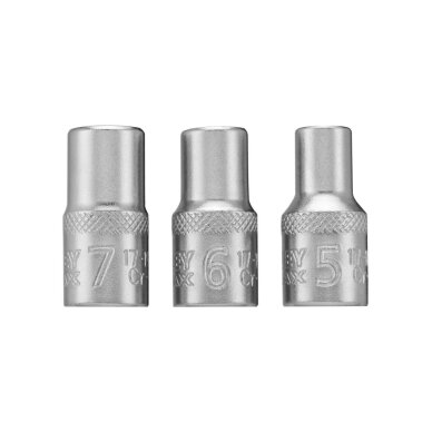 1/4 galvičių komplektas 5-6-7mm 2 1/4 galvičių komplektas 5-6-7mm 2