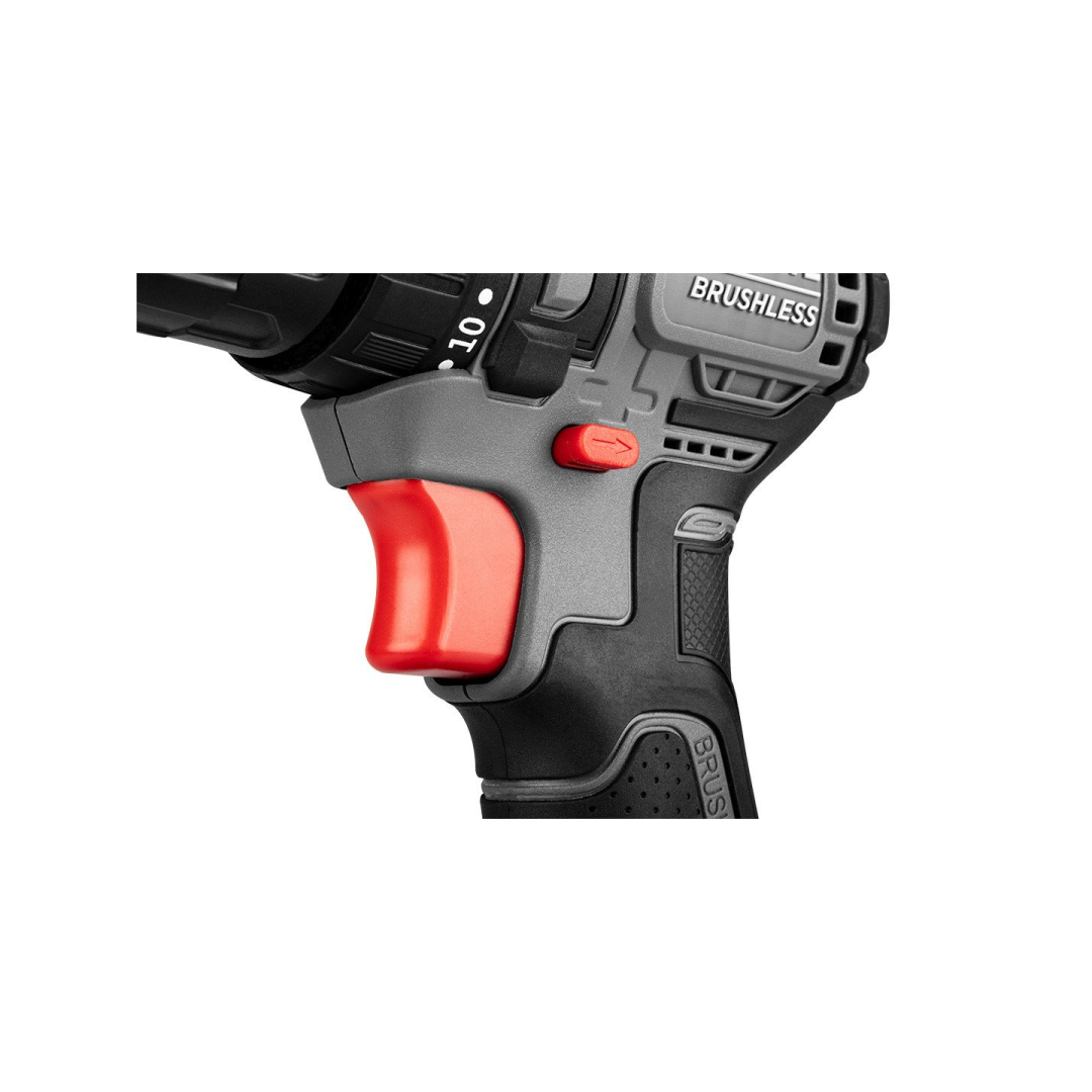 18 V bešepetėlinis gręžtuvas / gręžtuvas, 10 mm griebtuvas, kompaktiškas, „Energy+“, be akumuliatoriaus 8