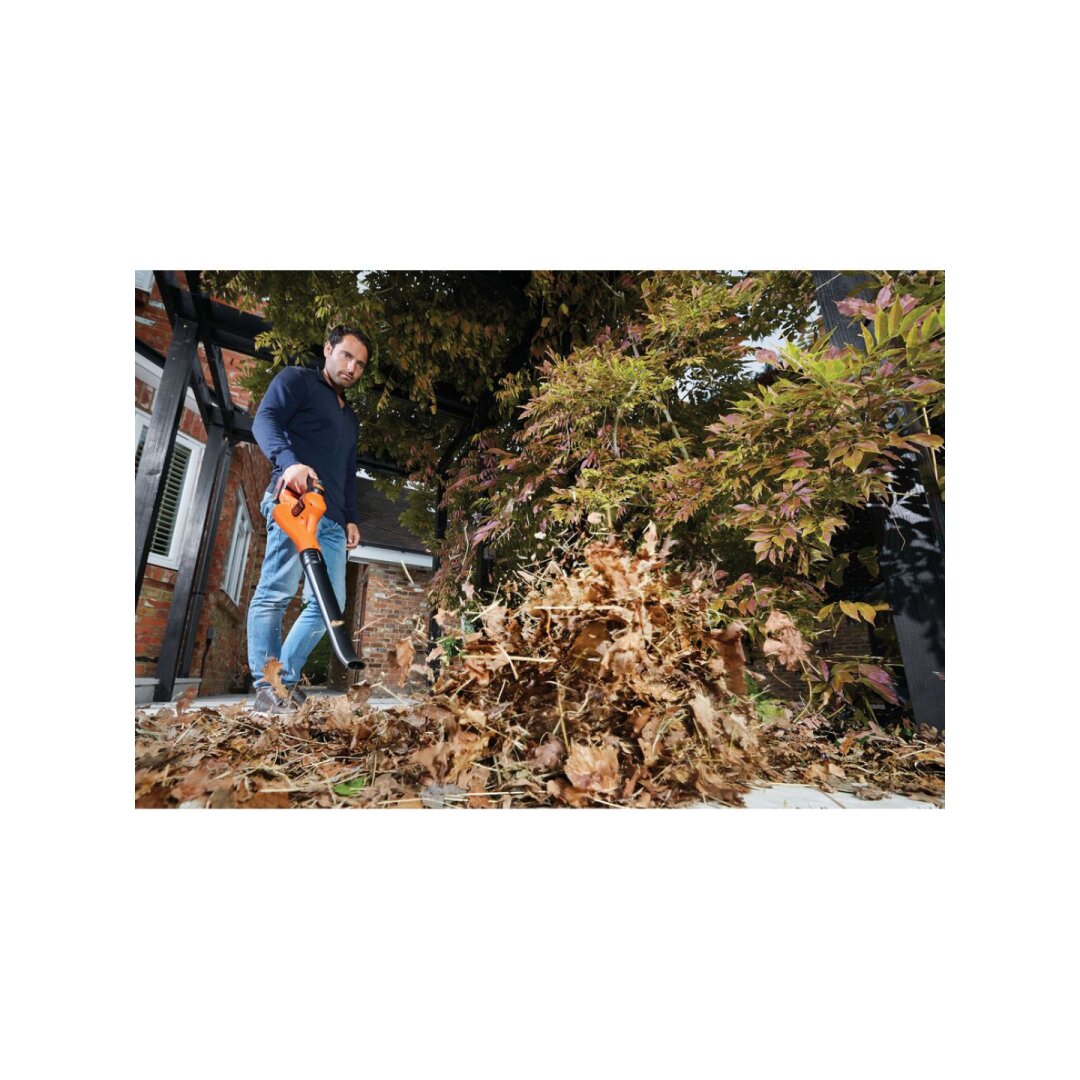 18 V Power Boost pūstuvas su 2 Ah baterija., GWC1820PC-QW, 1 X 2AH, Black&Decker 3 18 V Power Boost pūstuvas su 2 Ah baterija., GWC1820PC-QW, 1 X 2AH, Black&Decker 3