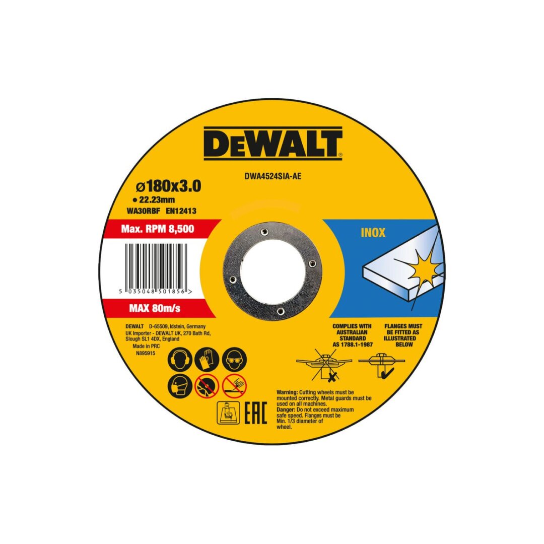 180 x3 x22 Nerūdijančio plieno pjovimo diskas T27 180 x3 x22 Nerūdijančio plieno pjovimo diskas T27