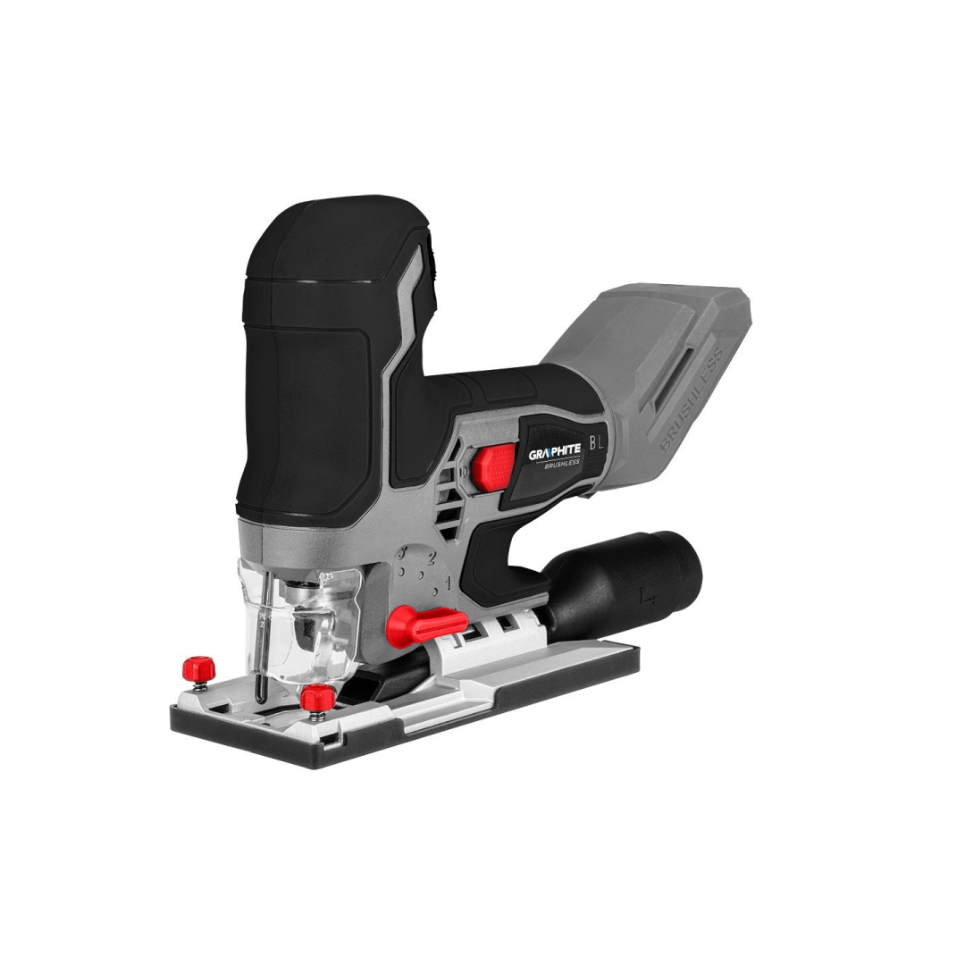 Akum. bešepetėlinis siaurapjūklis GRAPHITE 58GE145, 18V (be akum. ir krov.) 4 Akum. bešepetėlinis siaurapjūklis GRAPHITE 58GE145, 18V (be akum. ir krov.) 4