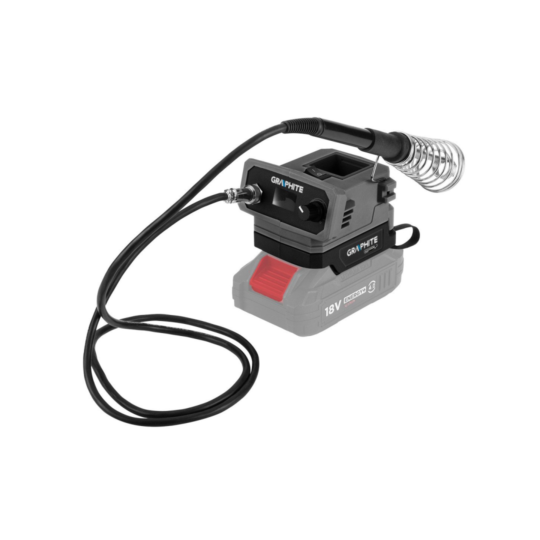 Litavimo stotis GRAPHITE 58GE143, 18V (be akum. ir krov.) Litavimo stotis GRAPHITE 58GE143, 18V (be akum. ir krov.)