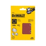 180G šlifavimo popierius 115X115 25 vnt. pakuotėje1/4 SHEET