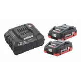 18V akumuliatorių rinkinys 2 x4,0Ah LiHD ASC 55 kroviklis SE, Metabo