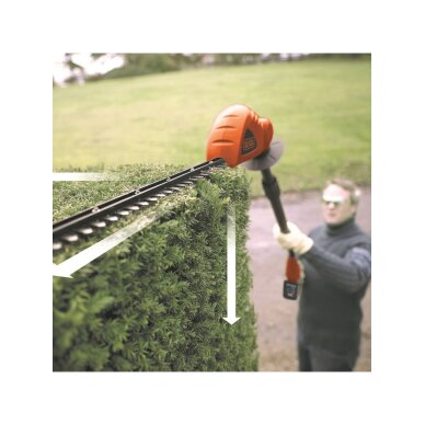 18 V 2,0 Ah gyvatvorių žirklės 43 cm, GTC1843L20-QW, 1 X 2AH, Black&Decker 2 18 V 2,0 Ah gyvatvorių žirklės 43 cm, GTC1843L20-QW, 1 X 2AH, Black&Decker 2