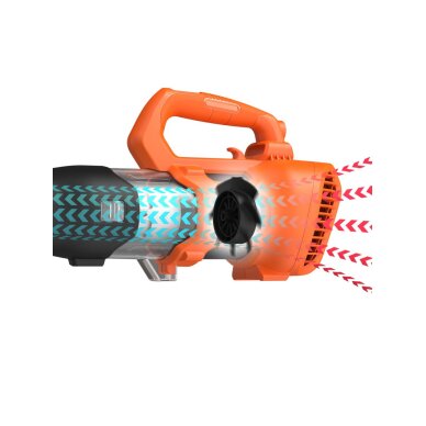 18 V ašinis pūstuvas (be baterijos)., BCBL200B-XJ, (be akumuliatoriaus ir pakrovėjo), Black&Decker 2