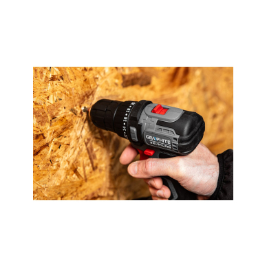 18 V bešepetėlinis gręžtuvas / gręžtuvas, 10 mm griebtuvas, kompaktiškas, „Energy+“, be akumuliatoriaus 2