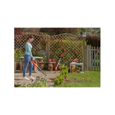 18 V Power Boost pūstuvas su 2 Ah baterija., GWC1820PC-QW, 1 X 2AH, Black&Decker 6 18 V Power Boost pūstuvas su 2 Ah baterija., GWC1820PC-QW, 1 X 2AH, Black&Decker 6