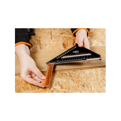 185 mm aukščio NEO nuožulnusis kūgis su liniuote 2 185 mm aukščio NEO nuožulnusis kūgis su liniuote 2