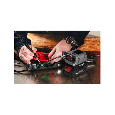 Litavimo stotis GRAPHITE 58GE143, 18V (be akum. ir krov.) 1 Litavimo stotis GRAPHITE 58GE143, 18V (be akum. ir krov.) 1