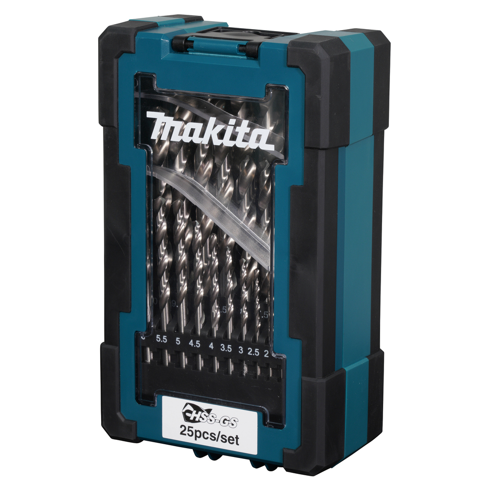 HSS-GS metalo grąžtų rinkinys Makita D-78368, 25vnt (1-13mm) 1 HSS-GS metalo grąžtų rinkinys Makita D-78368, 25vnt (1-13mm) 1