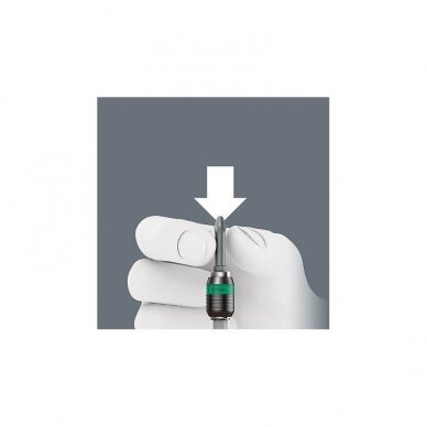 19 dalių atsuktuvų rinkinys WERA KK Turbo 1 6 19 dalių atsuktuvų rinkinys WERA KK Turbo 1 6