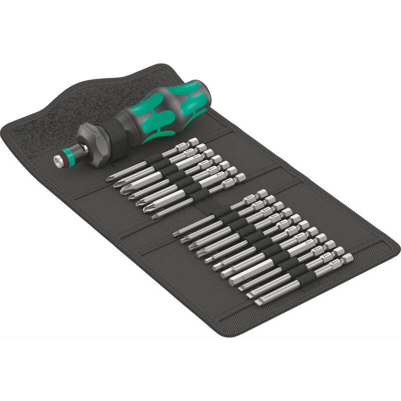 19 dalių atsuktuvų rinkinys WERA KK Turbo 1 19 dalių atsuktuvų rinkinys WERA KK Turbo 1