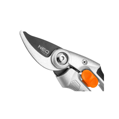 210 mm apein kirpimo žirklės, iki 20 mm diapaz, alium, TPR guma dengta rank 2