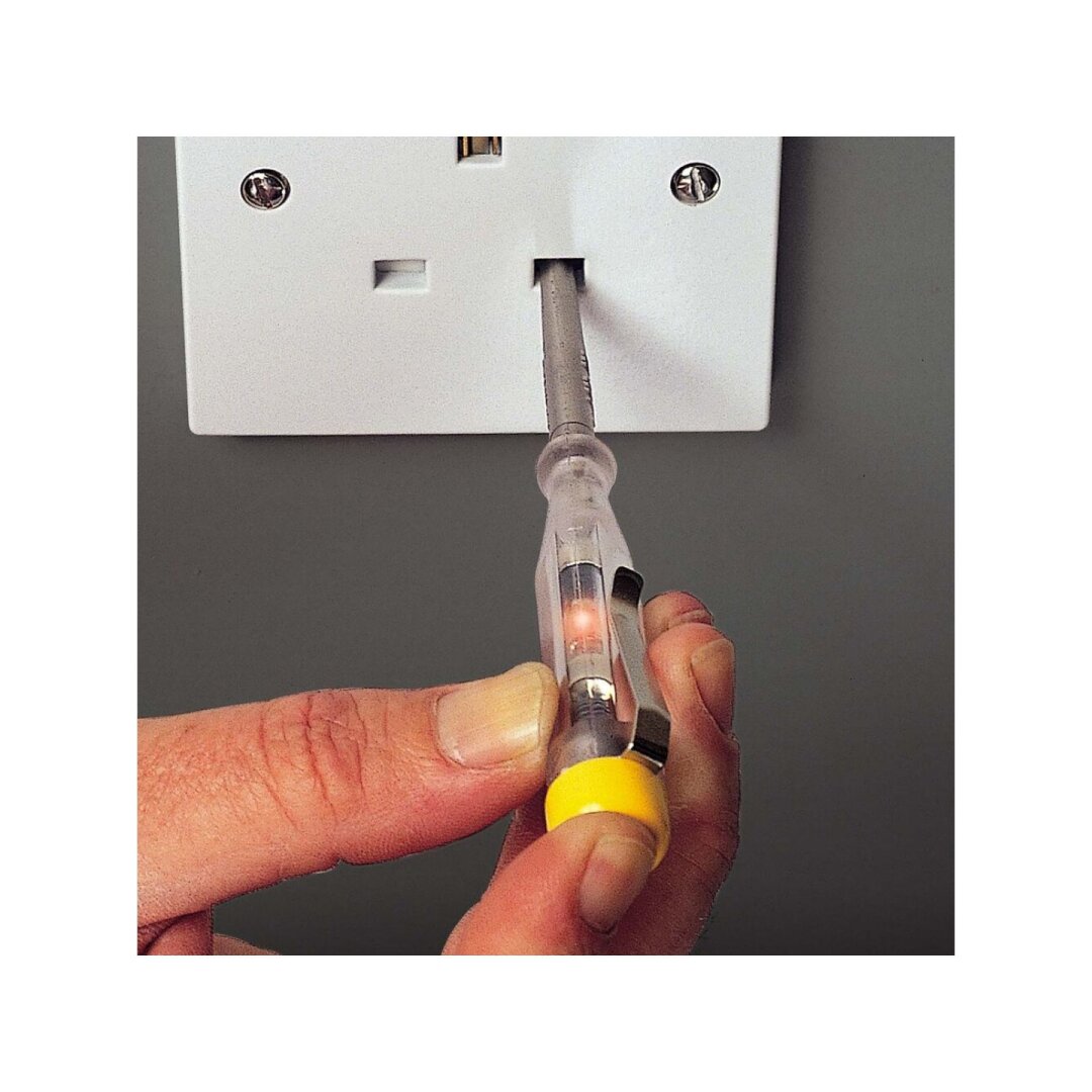 220–250 V grandinės/įtampos testeris