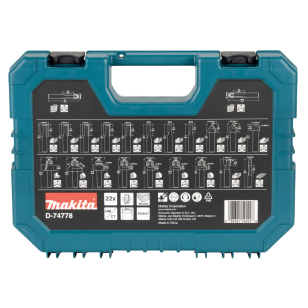 Frezų rinkinys Makita D-74778, 22 vnt.