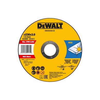 230 x3 x22 Nerūdijančio plieno pjovimo diskas T27 1