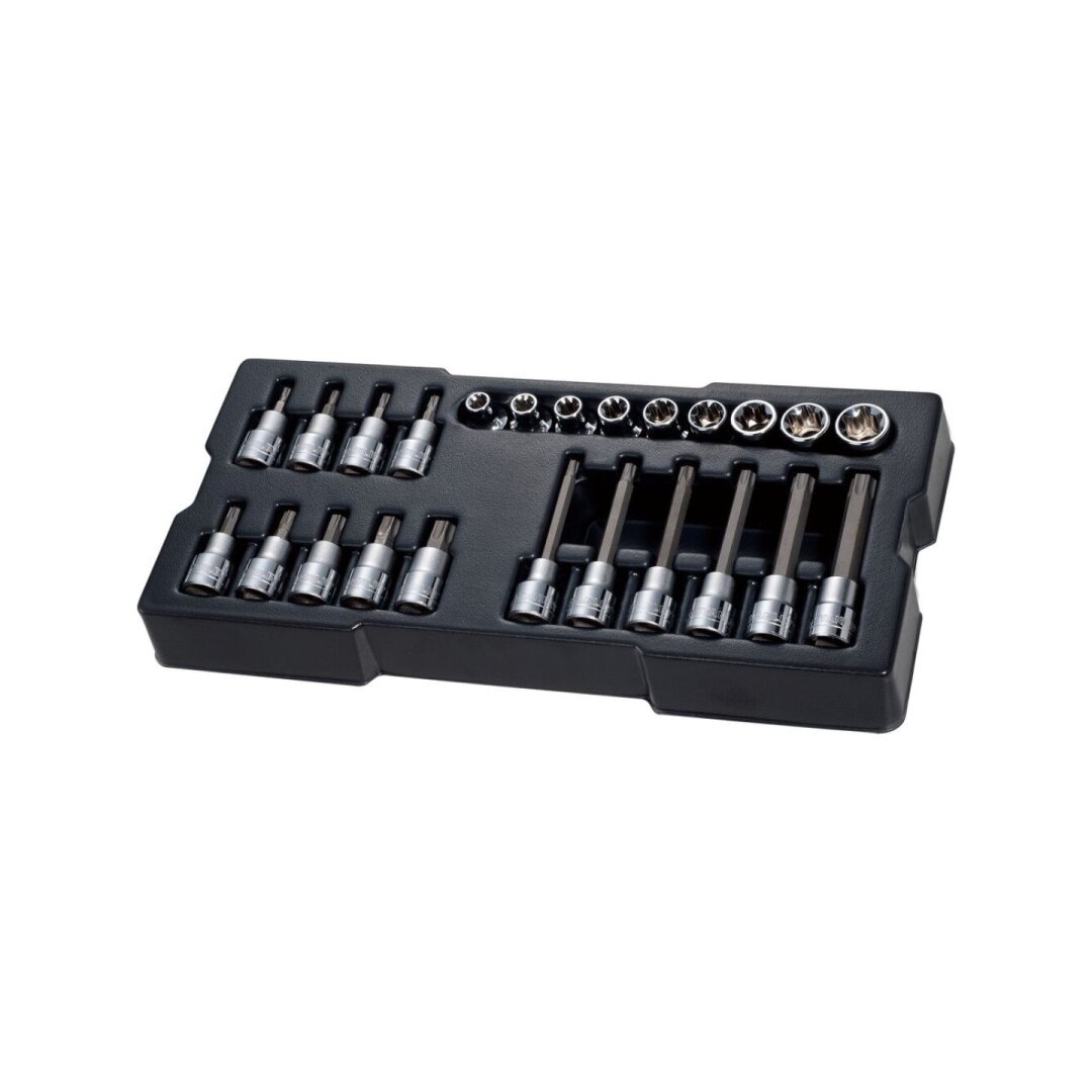 24vnt 1/2" Galvučių kompletas