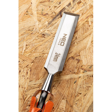 24 mm kaltas, CRV, 2 komponentų rankena 2 24 mm kaltas, CRV, 2 komponentų rankena 2