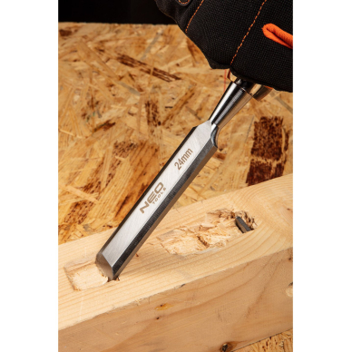 24 mm kaltas, CRV, 2 komponentų rankena 4 24 mm kaltas, CRV, 2 komponentų rankena 4