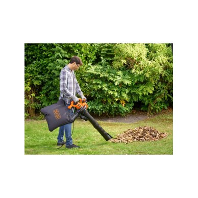 2600 W laidinis pūstuvas-siurblys, BEBLV260-QS, Black&Decker 4
