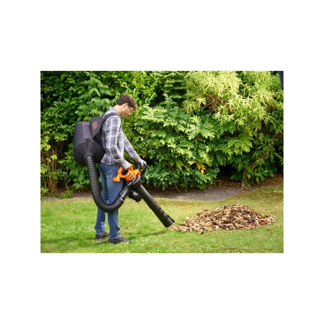 2900 W laidinis nugaros kuprinės tipo pūstuvas-siurblys, BEBLV290-QS, Black&Decker 3