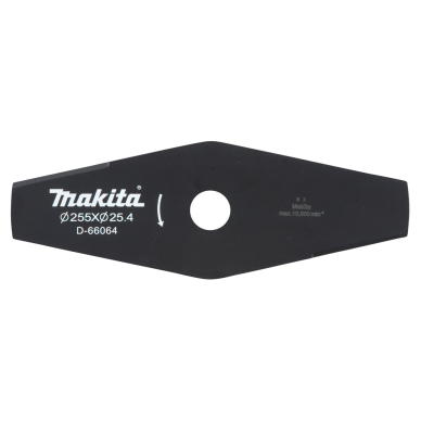 2-ašmenų krūmapjovės peilis Makita D-66064, 255x25,4mm 2-ašmenų krūmapjovės peilis Makita D-66064, 255x25,4mm
