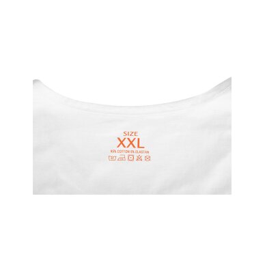 2 marškinėlių pakuotė, balti, juodi, dydis XXL 6
